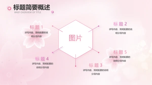 粉色爱心感恩妈妈母亲节主题动态PPT模板