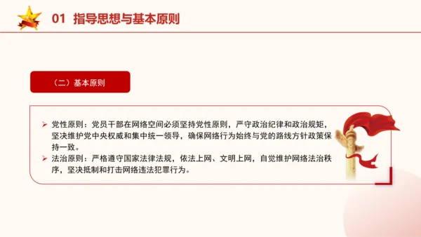2024年关于规范党员干部网络行为的意见全文学习PPT