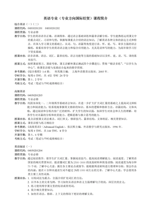 国际商学院本科人才培养方案.docx