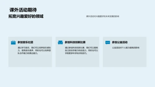 六年级学习生活报告PPT模板