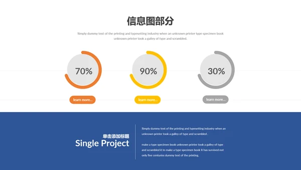 简约现代风公司简介宣传商务通用PPT模板