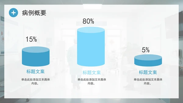 简约实景风医护人员病例讨论病例分析PPT模板