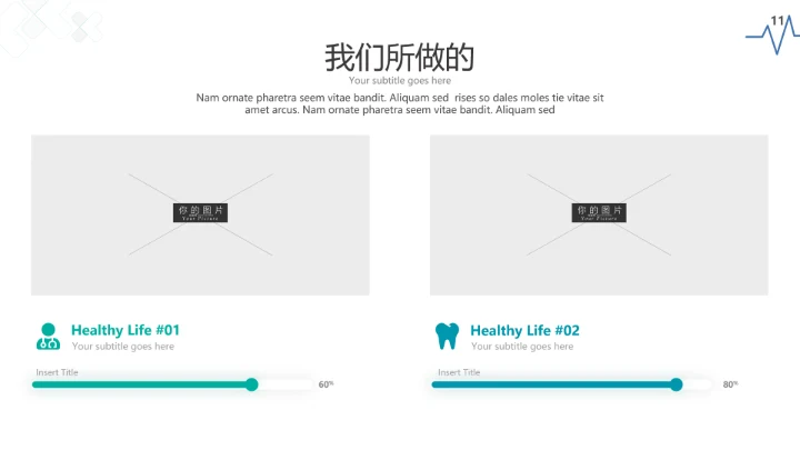 现代创意医学报告医院宣传医疗PPT模板
