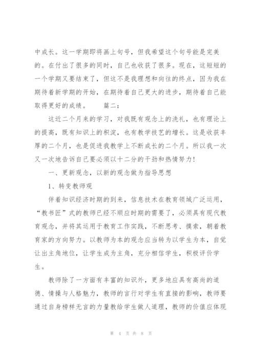 小学语文教师个人实习总结范文.docx