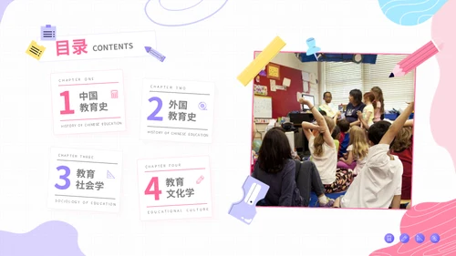 大学师范教育学专业通用PPT模板