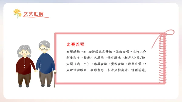 重阳节宣传敬老主题社区活动策划方案PPT