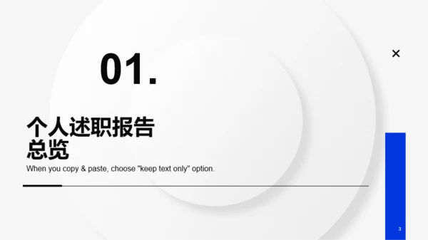 白色简约商务述职PPT案例