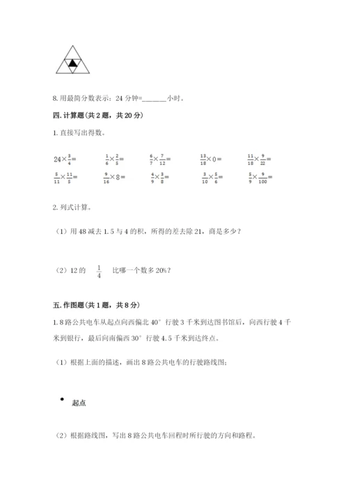 小学数学六年级上册期末卷附参考答案【完整版】.docx