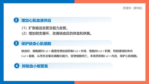医院心内科药理学抗心绞痛PPT模板