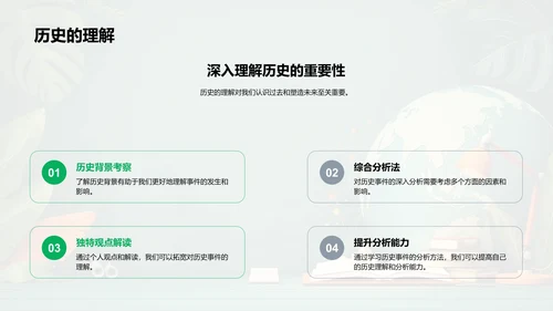 历史事件教学剖析PPT模板