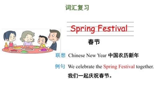 Unit 7 Chinese festivals(复习课件)-2023-2024学年五年级英语下学期