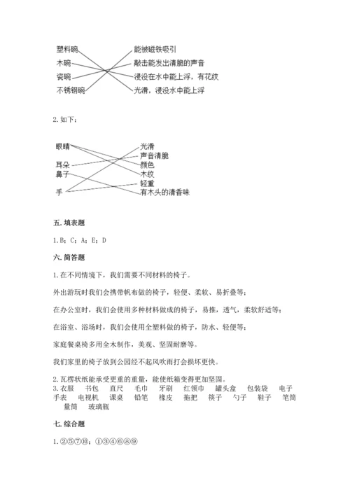 教科版科学二年级上册《期末测试卷》【考点梳理】.docx