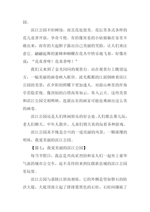 美丽的滨江公园作文.docx