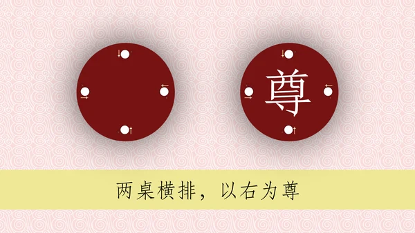 中国风餐桌礼仪筷子PPT模板