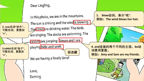 Module3 Unit2 The cows are drinking water 课件(共31张P