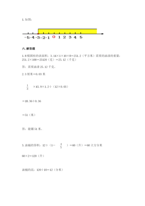 沪教版小学数学六年级下册期末检测试题精品【名师系列】.docx