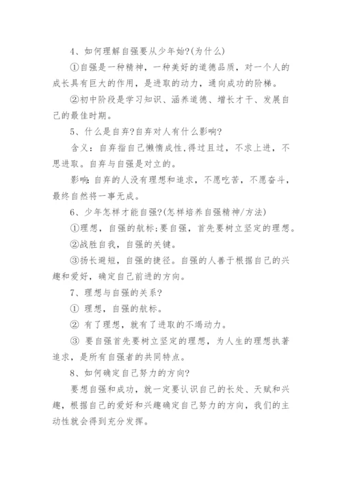 人教版初一下政治知识点总结.docx