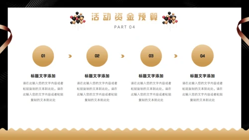 黑金色黑色星期五购物促销活动通用PPT模板