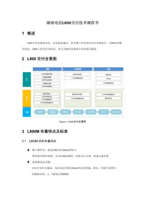 湖南电信交付技术规范书样本.docx