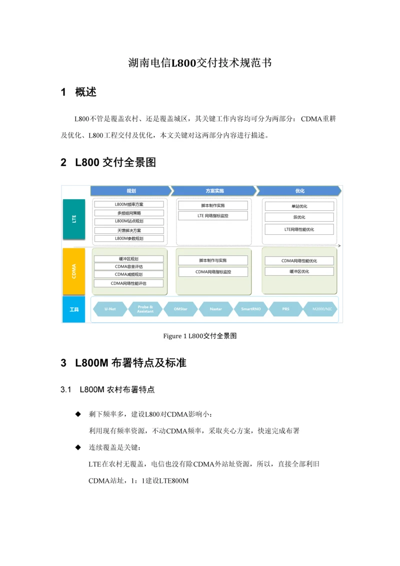 湖南电信交付技术规范书样本.docx