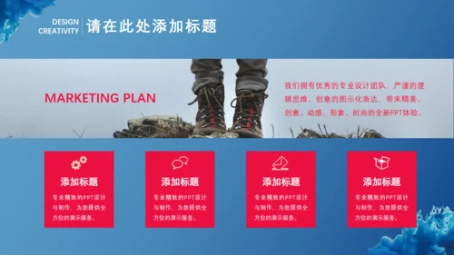 欧美风微立体商业计划书通用PPT模板