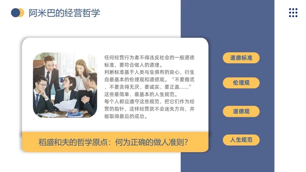 商务风阿米巴经营打造员工自主经营模式企业员工培训通用模板PPT