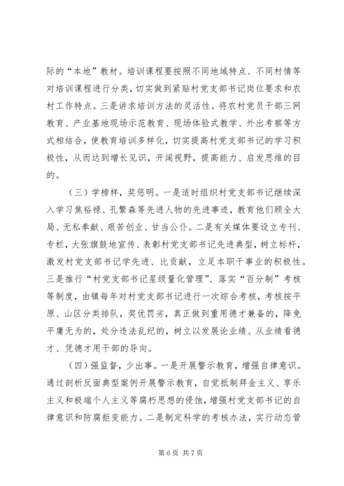 某镇关于村级党组织队伍建设经验做法及建议汇报五篇范文 (4).docx
