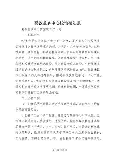 夏孜盖乡中心校均衡汇报 (2).docx