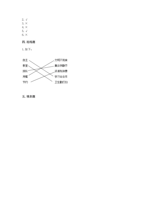 部编版道德与法治四年级上册期中测试卷附完整答案【全国通用】.docx