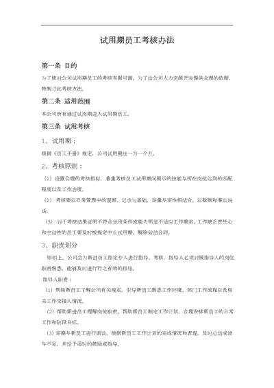 试用期员工考核办法.docx