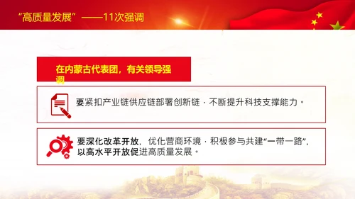 聚焦全国两会到团组高频词PPT模板
