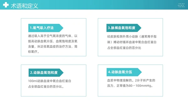 蓝色简约医疗成人氧气吸入疗法护理课件PT护理查房