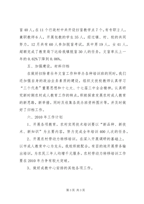 乡镇文技校工作总结.docx