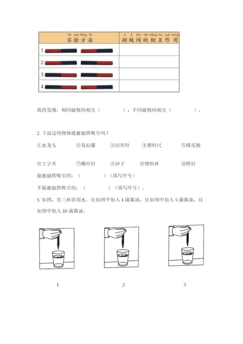 教科版二年级下册科学知识点期末测试卷及一套完整答案.docx