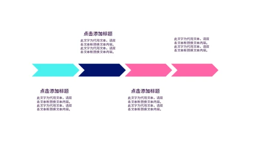 蓝色简约风职业规划教学汇报通用PPT模板