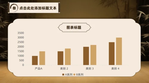 国风古韵年中工作总结汇报通用PPT模板