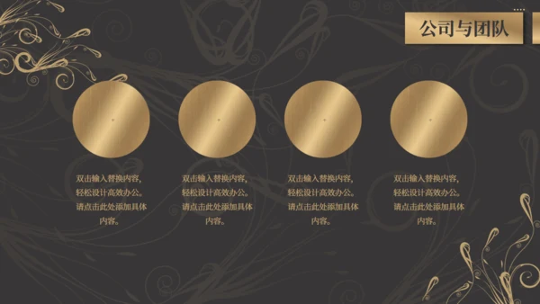 商务黑金奢华风融资商业计划书通用PPT模板