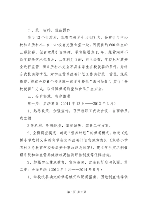 土桥小学营养餐汇报材料[推荐5篇] (5).docx