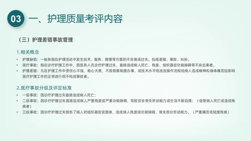 绿色插画护理质量管理培训PPT课件