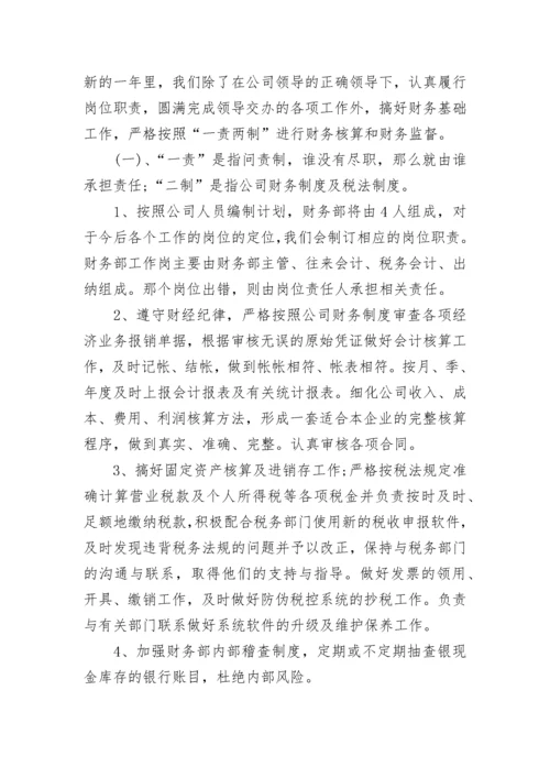 财务部工作总结2022最新5篇.docx