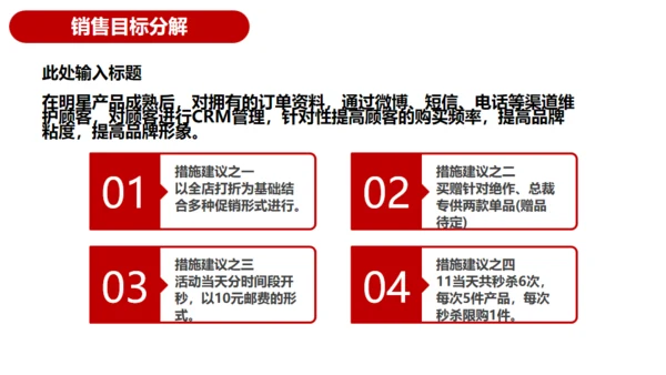 营销活动策划方案红色通用PPT模板