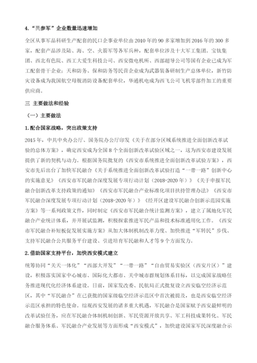 打造西安军民深度融合创新示范区.docx