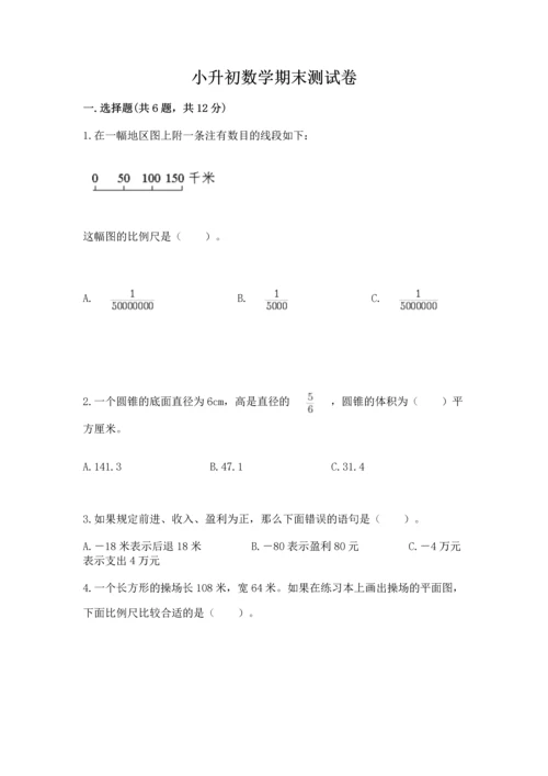 小升初数学期末测试卷（word）.docx