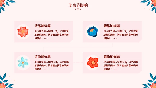 感恩母亲母亲节快乐通用ppt模板