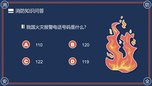 消防安全主题班会灭火器PPT模版