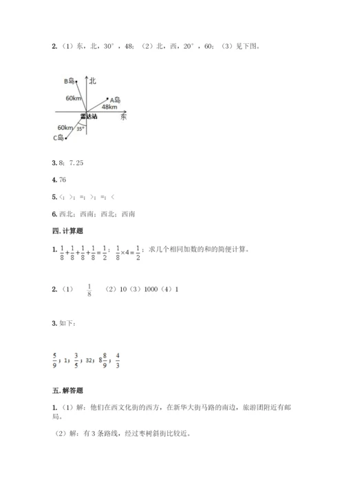 人教版六年级上册数学期中测试卷【满分必刷】.docx