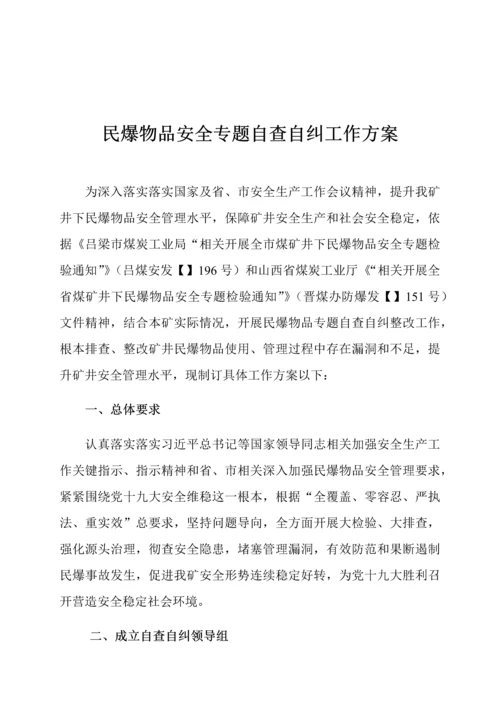 民爆专项检查实施专项方案.docx