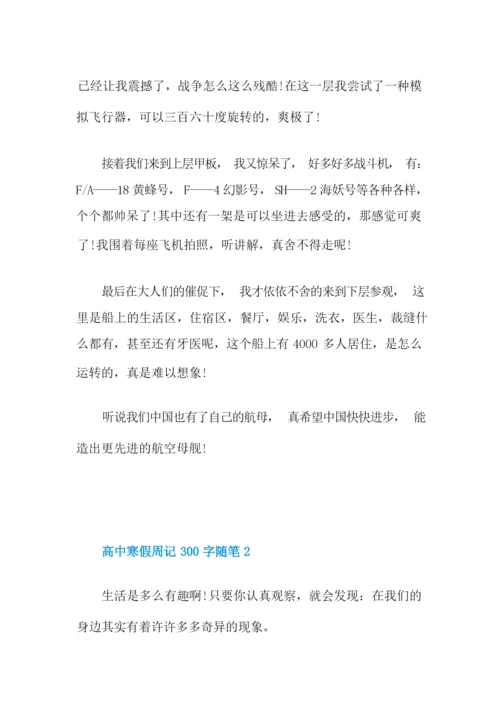 高中寒假周记300字随笔.docx