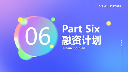 蓝色渐变风餐厅酒吧商业计划书PPT套装
