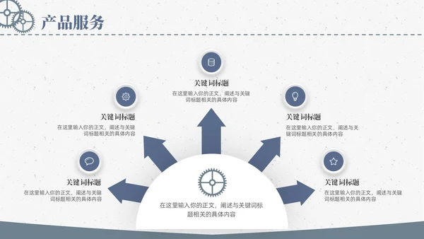 微立体简约生产部门年终总结汇报